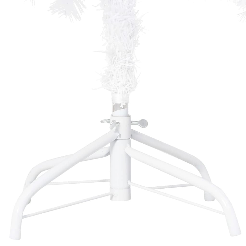 vidaXL Artificial Christmas Tree with Thick Branches White 6 ft PVC