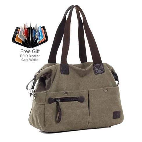 The Uptown Journey Canvas Hand Bag