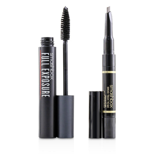 SMASHBOX - Get Framed Eye Duo Set : ( 1x Full Exposure Mascara, 1x Brow Tech To Go) 05021 2pcs