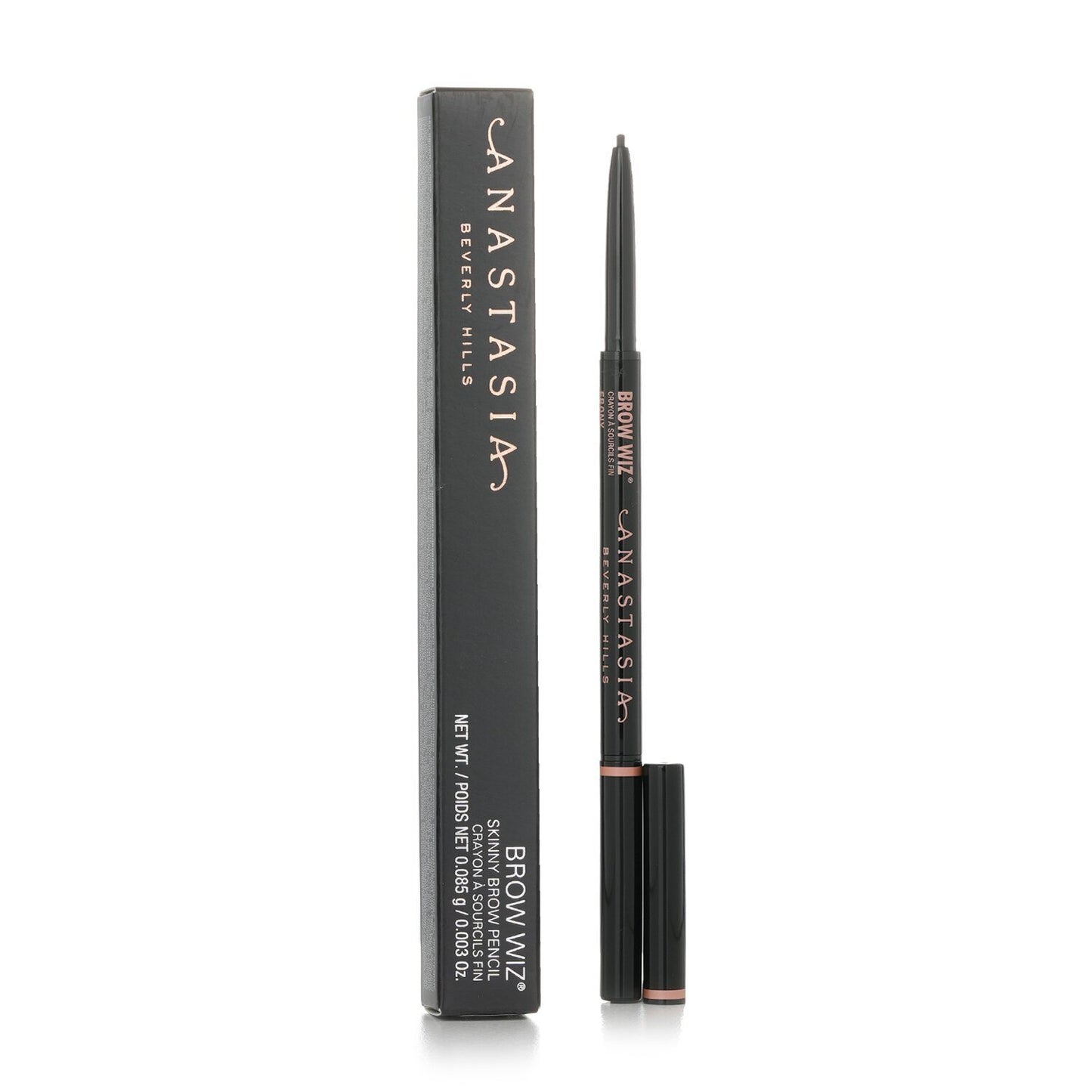 ANASTASIA BEVERLY HILLS - Brow Wiz Skinny Brow Pencil - # Ebony 86005 0.085g/0.003oz