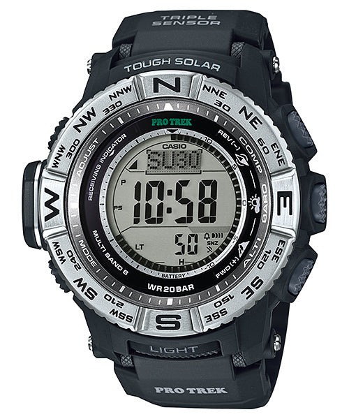 Casio Men's PRW-3500-1CR Atomic Resin Digital Watch