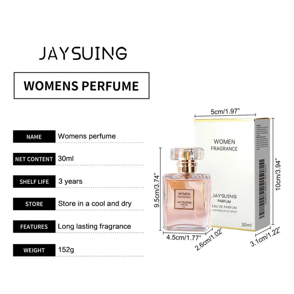 Rose Perfume Spray for Girls Long-Lasting Jasmine Fragrance Romantic