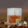 Arabia 100ml Flirting Unisex Perfume Woody Scent Women, elegant bottle design with earthy tones, perfect for daily use.