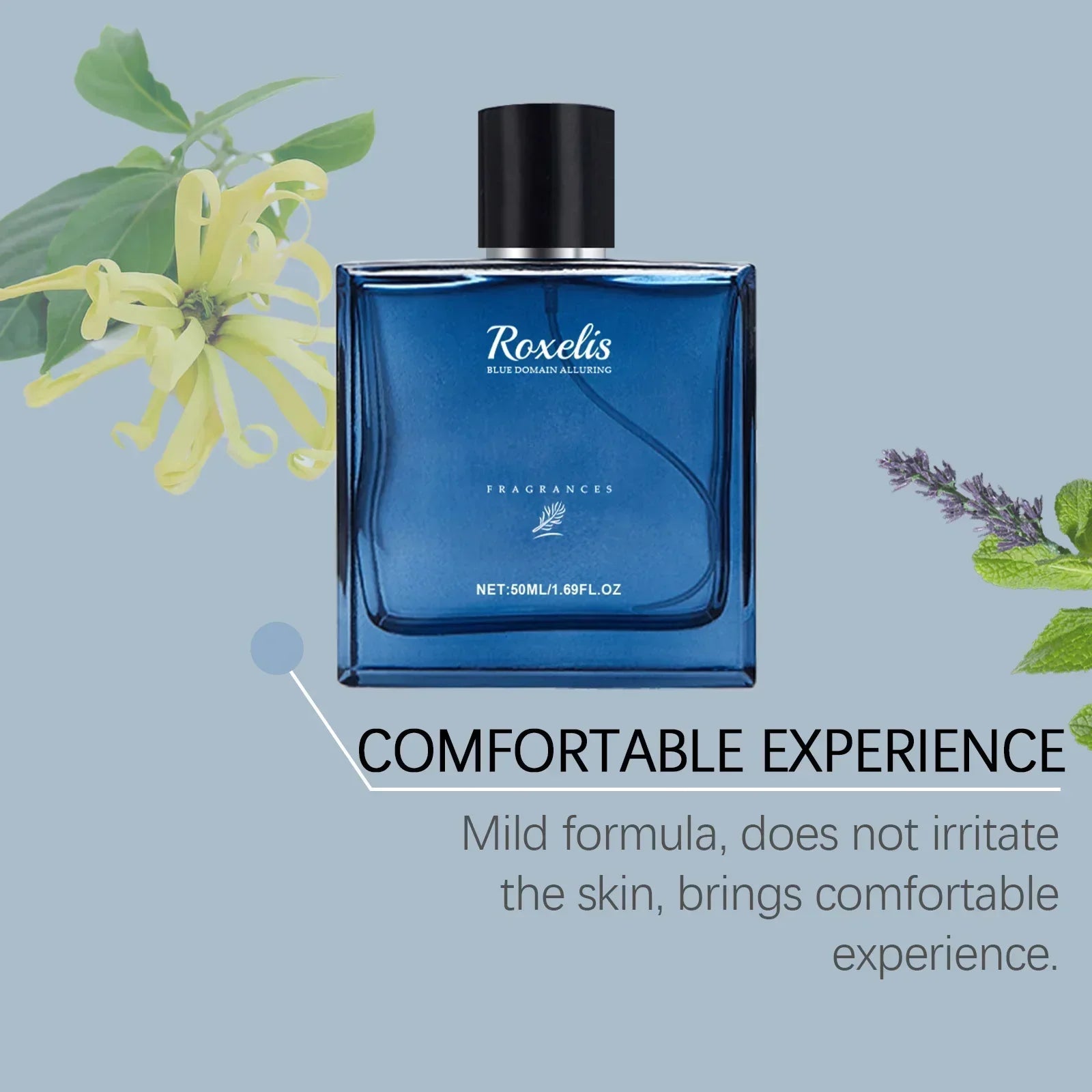 Roxelis Mens Cologne Fragrances Spray Sandalwood Perfume