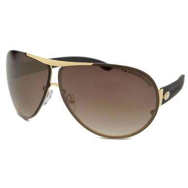 Technomarine Cruise Speedway Aviator TMEW007-13 Pilot Sunglasses - Brown / Gold